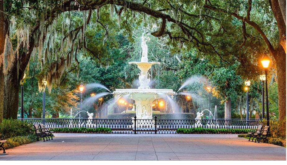Forsyth Park Fountain, Savannah Georgia